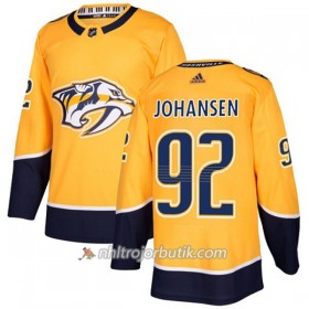 Män Ishockey Nashville Predators Tröja Ryan Johansen 92 Adidas 2017-2018 Guld Authentic
